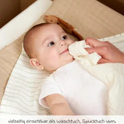 Mulltuch / Waschtuch / Spucktuch 3er Pack Musselin 30 x 30 cm - Soft Rose / Rose