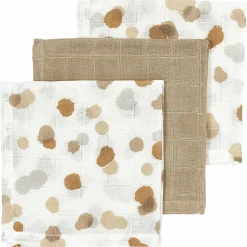 Mulltuch / Waschtuch / Spucktuch 3er Pack 30 x 30 cm - Stains - Sand