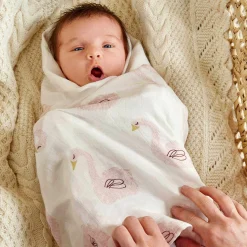 Mulltuch 3er Pack Heavenly Soft Swaddle L - Bambus 80 x 80 cm - Little Water Swan