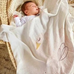 Mulltuch 3er Pack Heavenly Soft Swaddle L - Bambus 80 x 80 cm - Little Water Swan