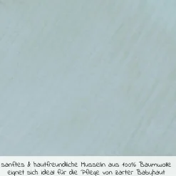 Mull-Waschtuch 3er Pack 30 x 30 cm - Mint Eisblau