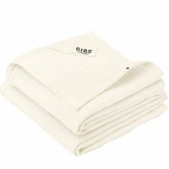 Mullwindel / Mulltuch / Pucktuch 2er Pack Muslin Cloth 70 x 70 cm - Ivory