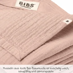 Mullwindel / Mulltuch / Pucktuch 2er Pack Muslin Cloth 70 x 70 cm - Blush