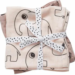 Mullwindel / Mulltuch / Pucktuch - 2er Pack - 70 x 70 cm - Deer Friends - Rosa