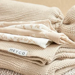 Mullwindel / Mulltuch / Pucktuch / Swaddle 2er Pack Musselin 120 x 120 cm - Branches - Sand