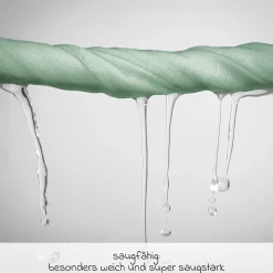 Mullwindel / Mulltuch 4er Pack 70 x 70 cm - Weiß / Mint / Icegreen / Grau