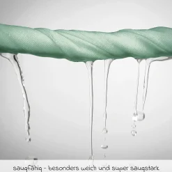 Mullwindel / Mulltuch 8er Pack 70 x 70 cm - Icegreen / Mint / Beige / Taupe