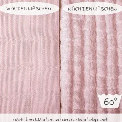 Mullwindel / Mulltuch 10er Pack 80 x 80 cm - Puder