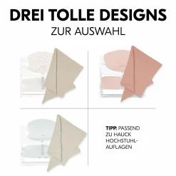 Mullwindeln / Mulltücher / Spucktücher Cuddle N Clean - 3er Set 80 x 80 cm - Beige Dots / Cork / Beige