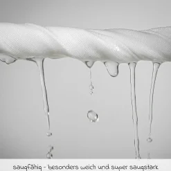 Mullwindeln / Mulltücher / Spucktücher - 10er Pack 80 x 80 cm - Weiß
