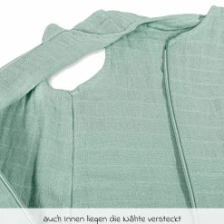 Musselin-Schlafsack - Mintgrün - Gr. 90 cm