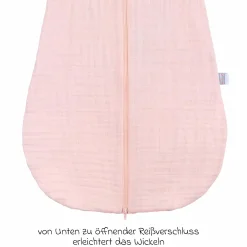 Musselin-Schlafsack - Puder - Gr. 60 cm