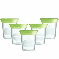 Muttermilch-Aufbewahrungsbehälter 5er Pack je 120 ml
