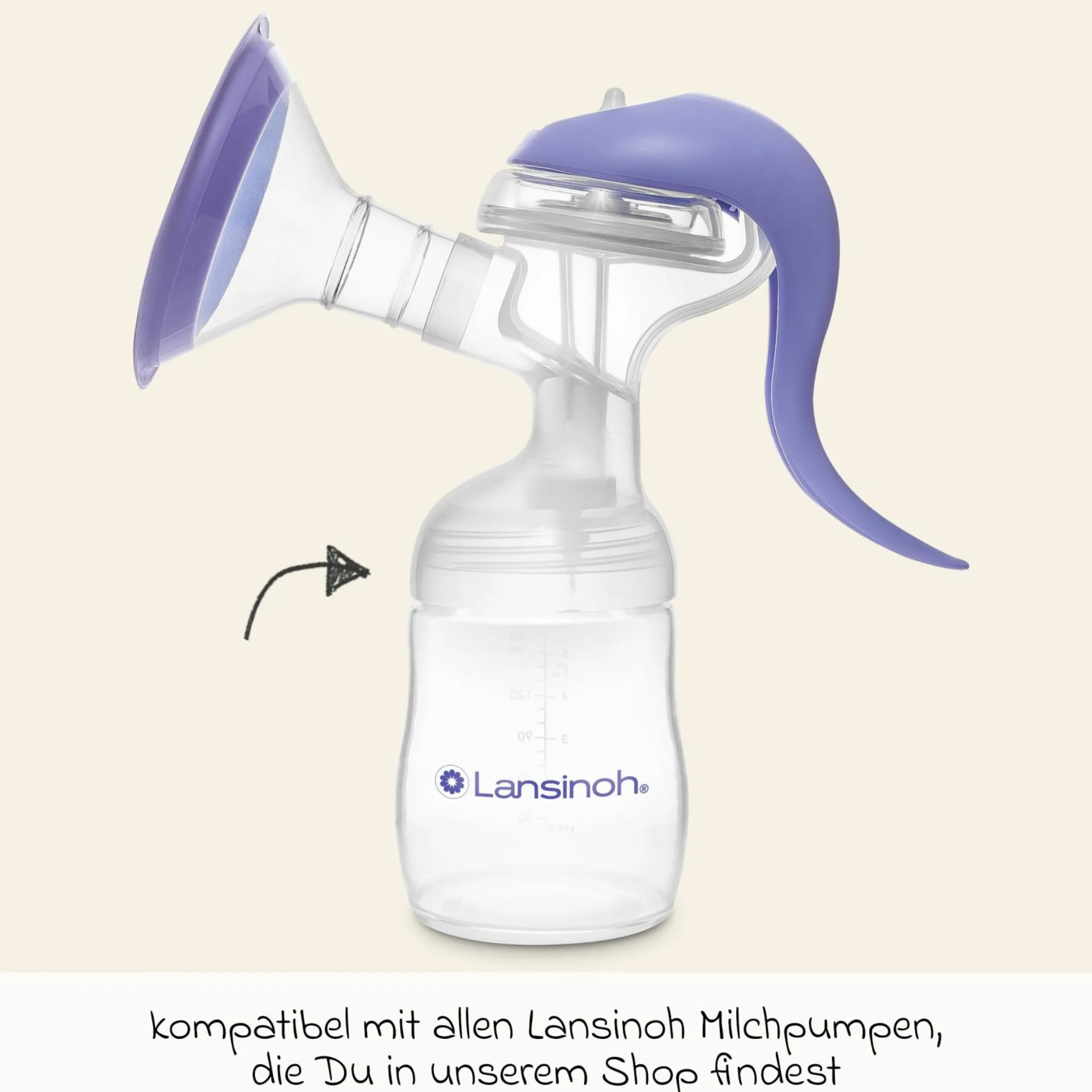 Muttermilchflaschen 4er Pack je 160ml