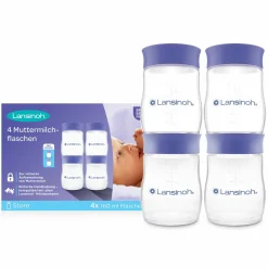 Muttermilchflaschen 4er Pack je 160ml