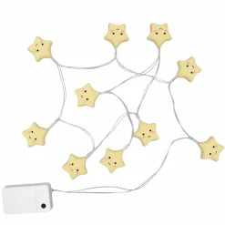 Nachtlicht / Lichterkette Lumilu String Light - Star - Gelb