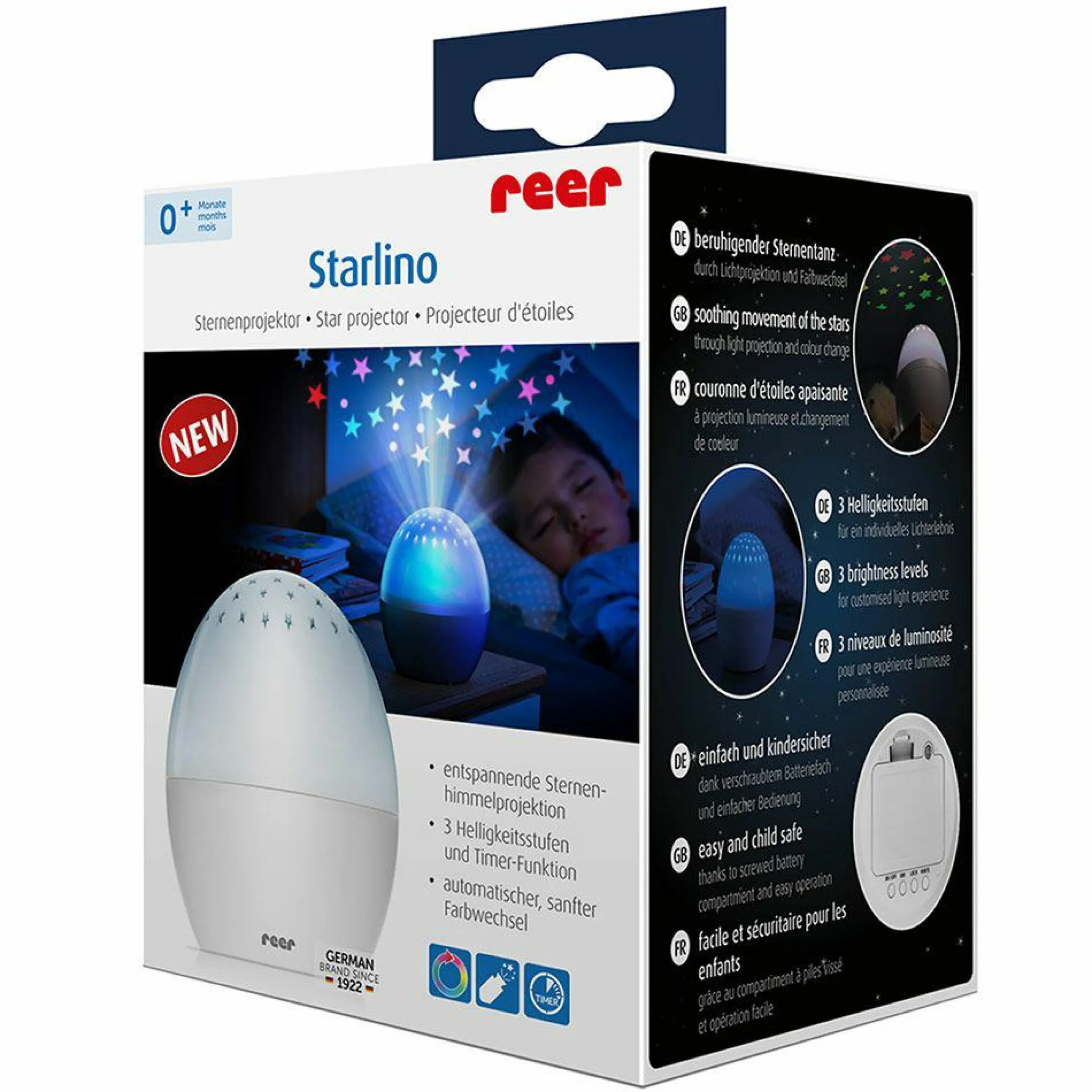 Nachtlicht Sternenprojektor Starlino