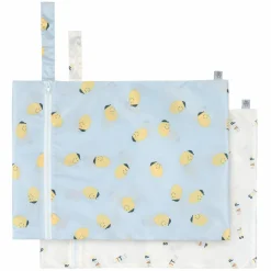 Nasstasche 2er Pack Wet Bag - Happy Fruits - Lemon