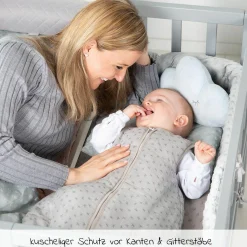 Nestchen Organic 170 x 18 cm - Lil Planet - Silbergrau