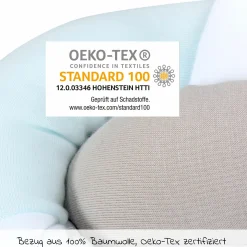 Nestchenschlange geflochten für Kinderbetten 200 cm - Weiß - Beige - Aqua - Kollektion 2024
