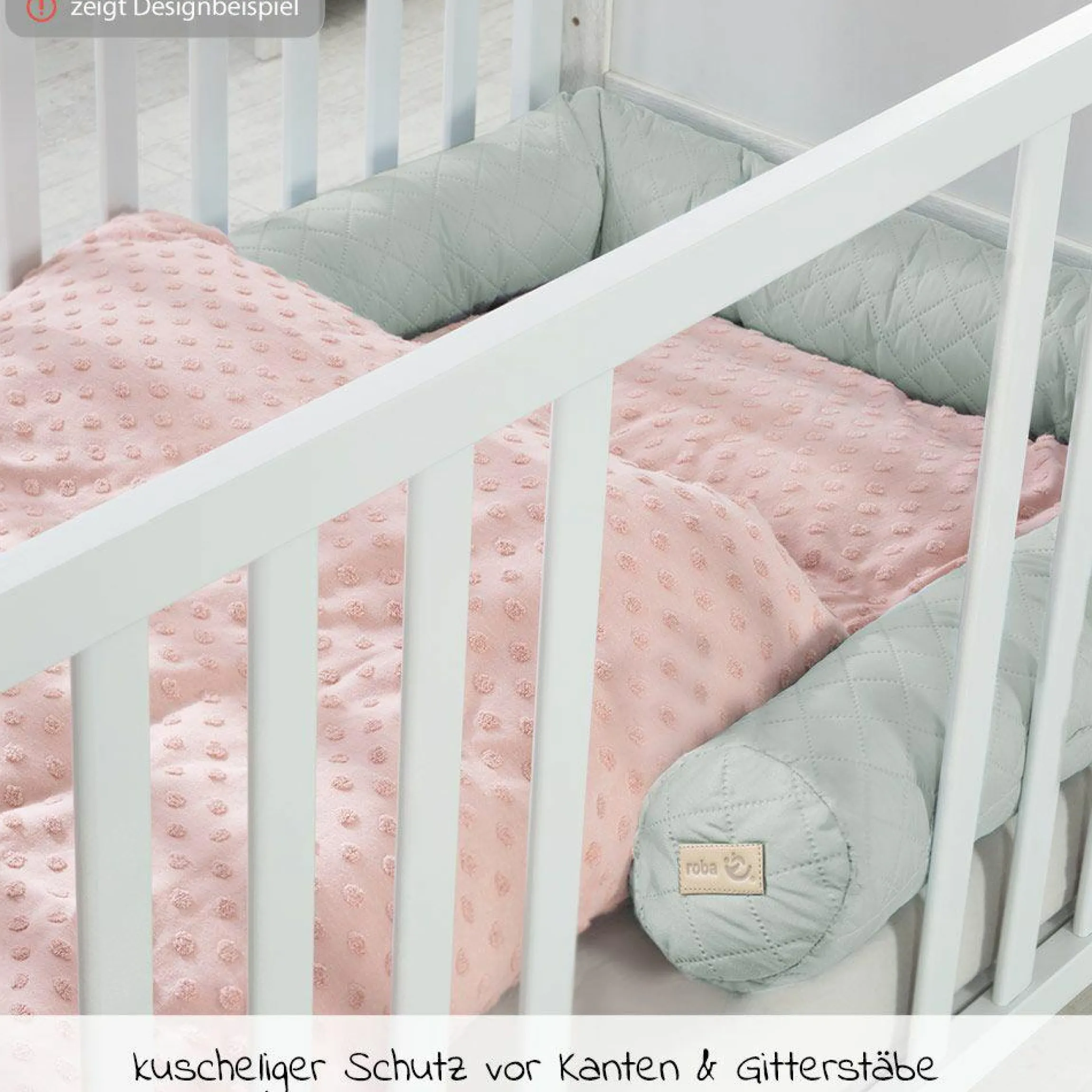 Nestchenschlange Organic 170 cm - Lil Planet - Rosa Mauve