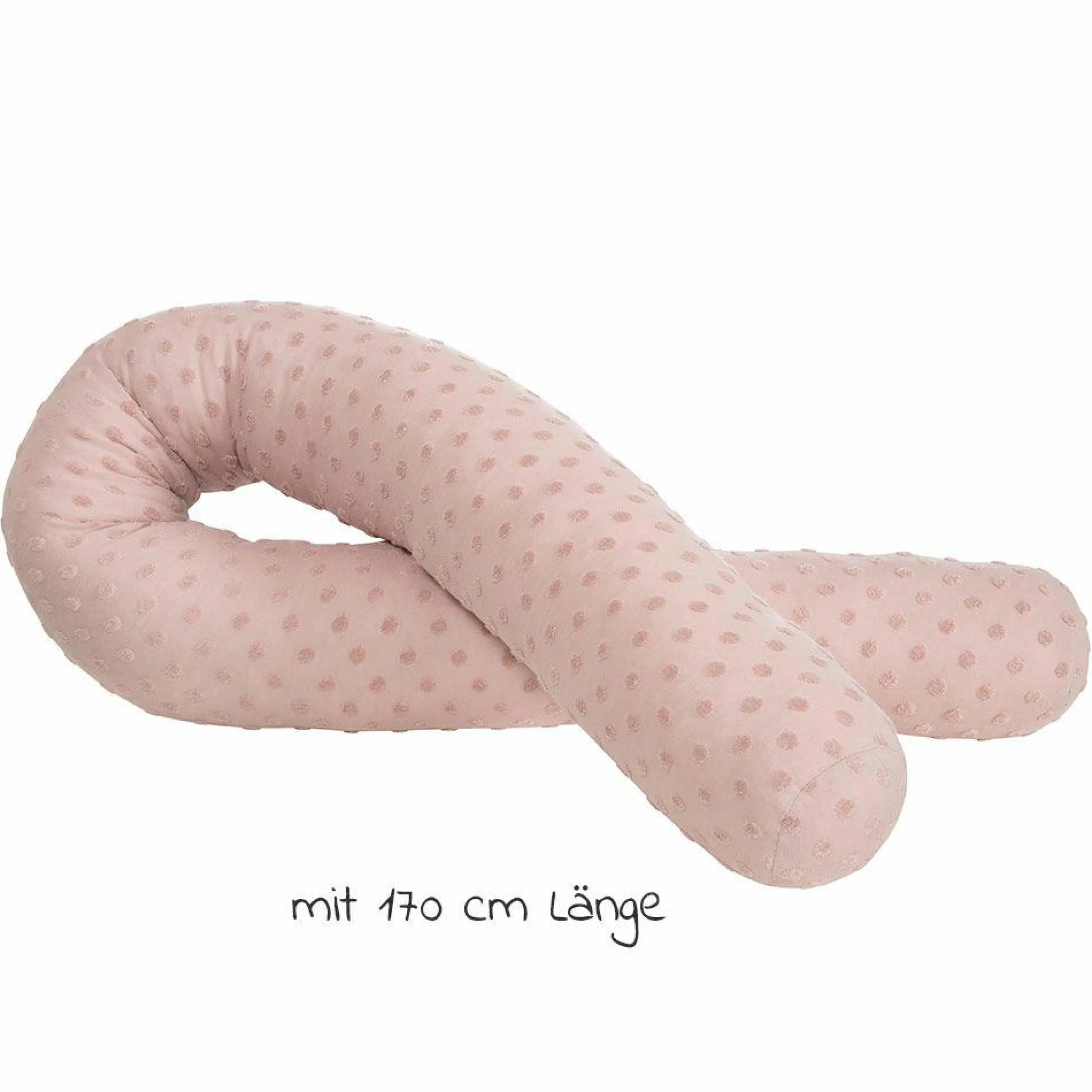 Nestchenschlange Organic 170 cm - Lil Planet - Rosa Mauve