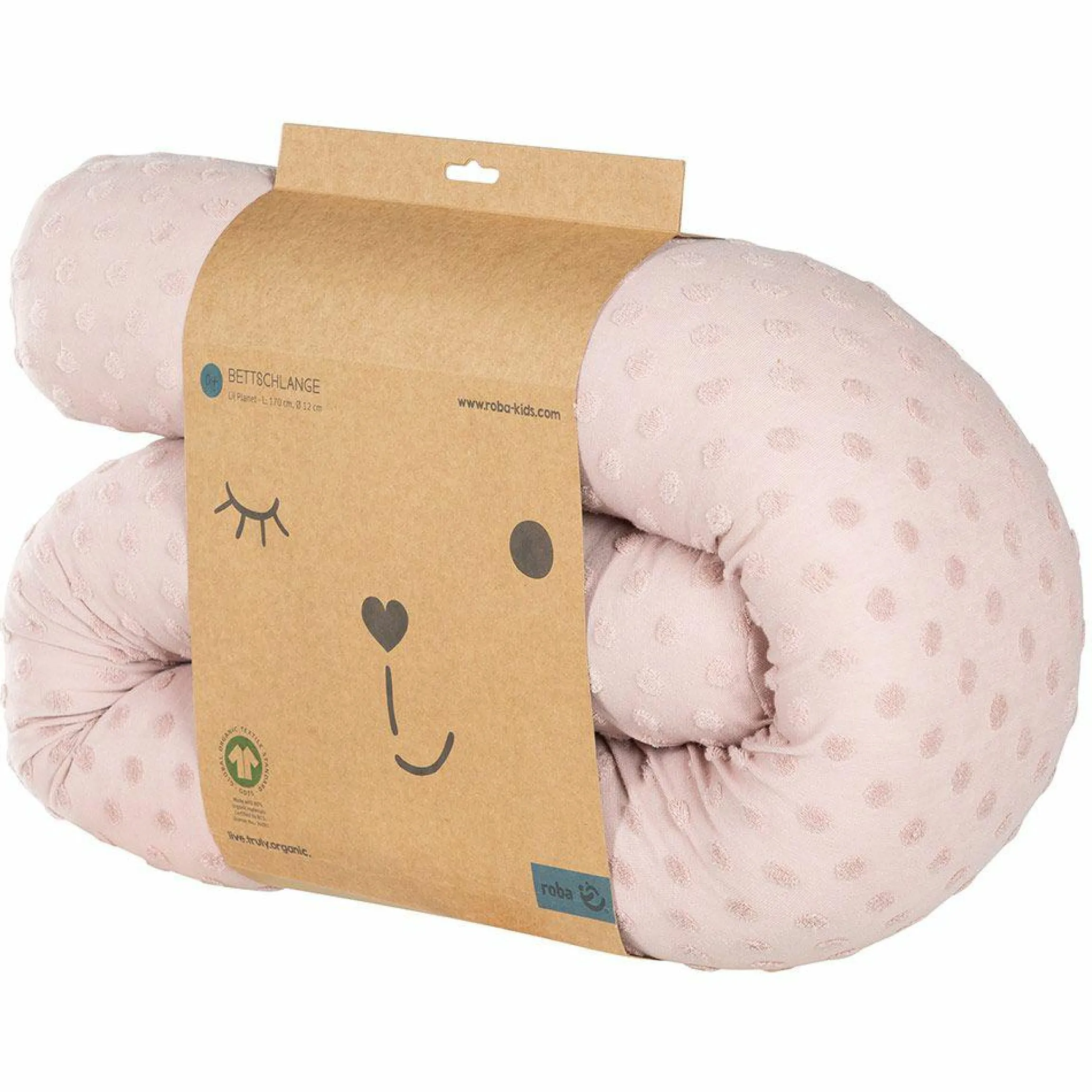 Nestchenschlange Organic 170 cm - Lil Planet - Rosa Mauve