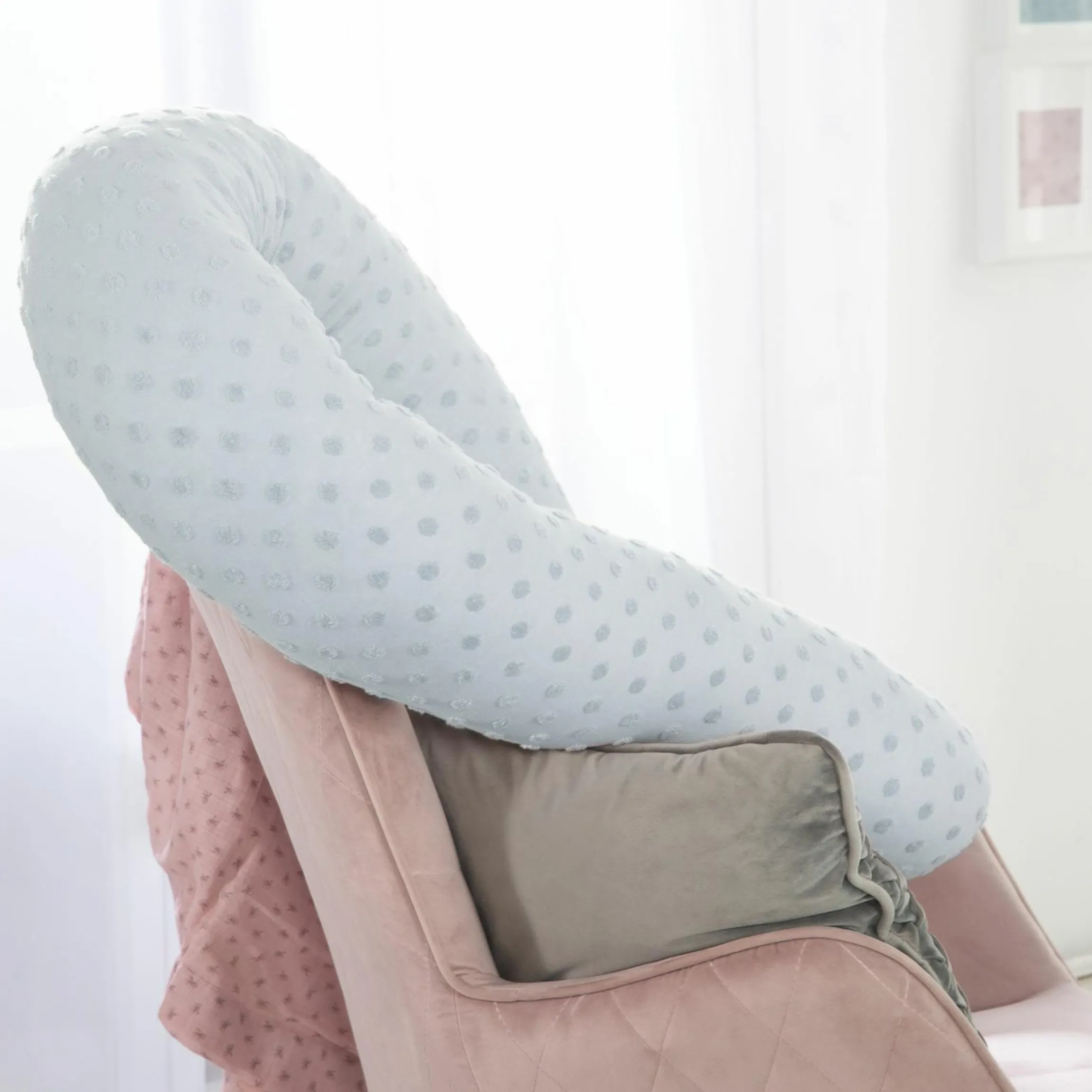 Nestchenschlange Organic 170 cm - Lil Planet - Hellblau Sky