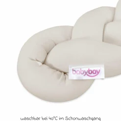 Nestschenschlange geflochten für Kinderbetten 200 cm - Creme - Kollektion 2024
