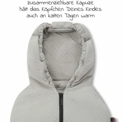 Neugeborenen Fußsack für die Babyschale oder Babywanne - Diamond Edition - Powder