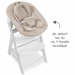 Neugeborenenaufsatz & Wippe für Alpha Hochstuhl Bouncer 2in1 - Disney - Winnie the Pooh Beige