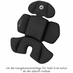 Neugeboreneneinlage für Pearl S - Black - Kollektion 2025