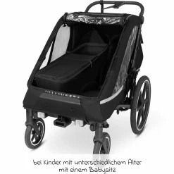 Neugeboreneneinsatz für Fahrradanhänger Tour - Ink - Kollektion 2025