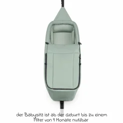 Neugeboreneneinsatz für Fahrradanhänger Tour - Olive - Kollektion 2025