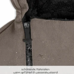 Neugeborenen-Fußsack für Babyschale Tulip und Babywanne - Pure - Nature - Kollektion 2025