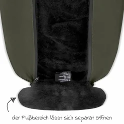 Neugeborenen-Fußsack für Babyschale Tulip und Babywanne - Pure - Avocado - Kollektion 2025