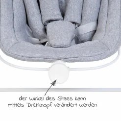Neugeborenensitz für Hochstuhl Evosit - Grau Weiß