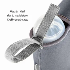 Organizer Neopren für Kinderwagen und Buggy - Dunkelgrau