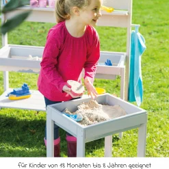 Outdoor Spieltisch Tiny mit Wanne - Grau - Kollektion 2025