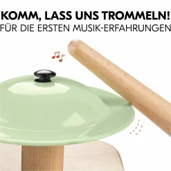 Play Tray Spiel Play Drums S - für Hochstuhl Alpha+, Beta+ & Arketa - Musikinstrumente
