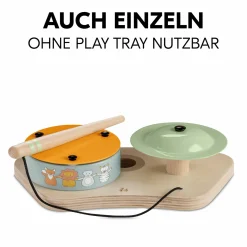 Play Tray Spiel Play Drums S - für Hochstuhl Alpha+, Beta+ & Arketa - Musikinstrumente