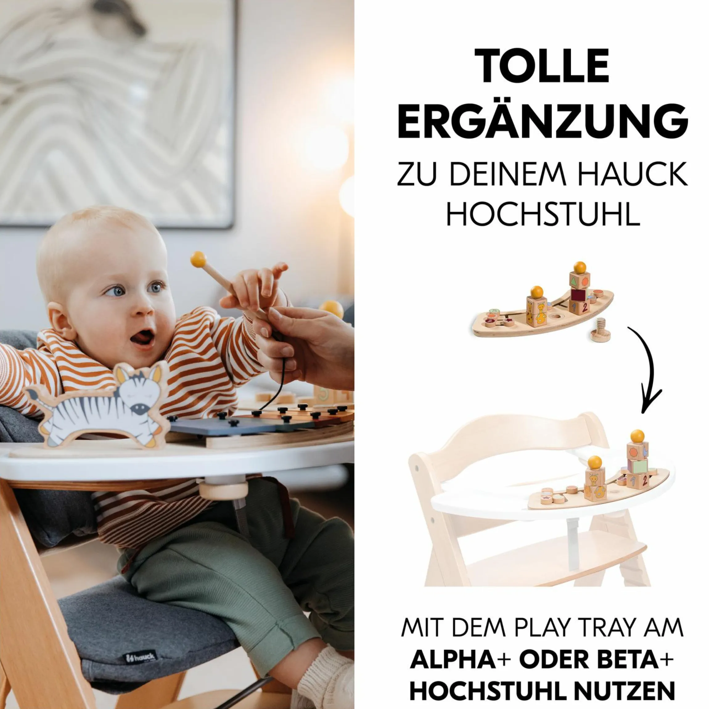 Play Tray Spiel Sorting - Sortier-Spielzeug Giraffe - für Hochstuhl Alpha+, Beta+ & Arketa