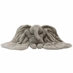 Plüschtier Magma aus Bio-Baumwolle mit Gewicht inkl. Leinsamensäckchen - Grey