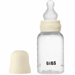 PP-Flasche Baby Bottle Round 150 ml + Silikon Trinksauger langsamer Nahrungsfluss - Ivory