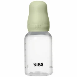 PP-Flasche Baby Bottle Round 150 ml + Silikon Trinksauger langsamer Nahrungsfluss - Sage