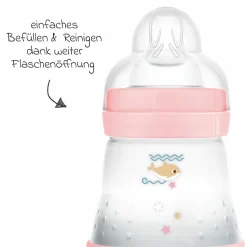 PP-Flasche Easy Start Anti-Colic 160 ml - Delfin - Rosa