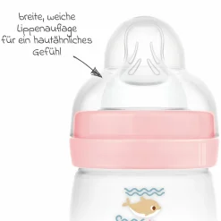 PP-Flasche Easy Start Anti-Colic 160 ml - Delfin - Rosa