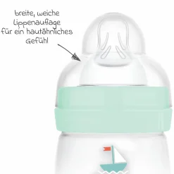 PP-Flasche Easy Start Anti-Colic 160 ml - Boot - Mint