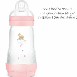 PP-Flasche Easy Start Anti-Colic 260 ml - Ente - Rosa
