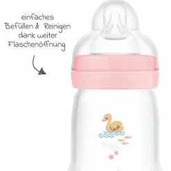 PP-Flasche Easy Start Anti-Colic 260 ml - Ente - Rosa